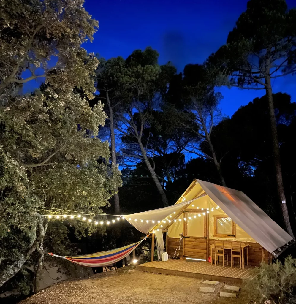 lodge by night
